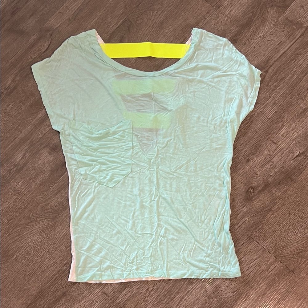 Nordstrom Light Mint Short Sleeve Tee